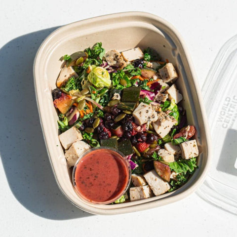 detox salad with chicken - Clean Slate Food Co.