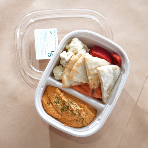 harissa hummus bowl - Clean Slate Food Co.