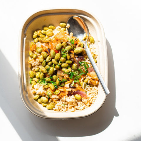 kimchi chicken fried rice - Clean Slate Food Co.