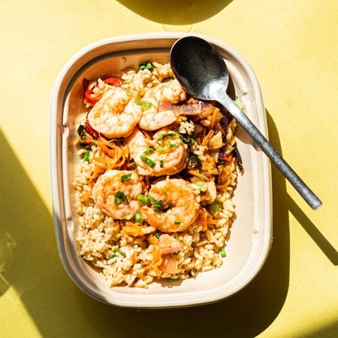 pacific stir fry with shrimp - Clean Slate Food Co.