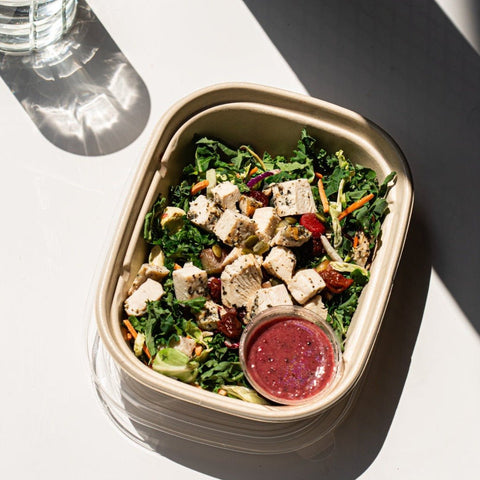 detox salad with chicken breast - Clean Slate Food Co.