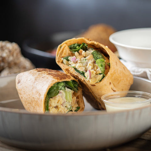 Blackened Chicken Caesar Wrap - Clean Slate Food Co.