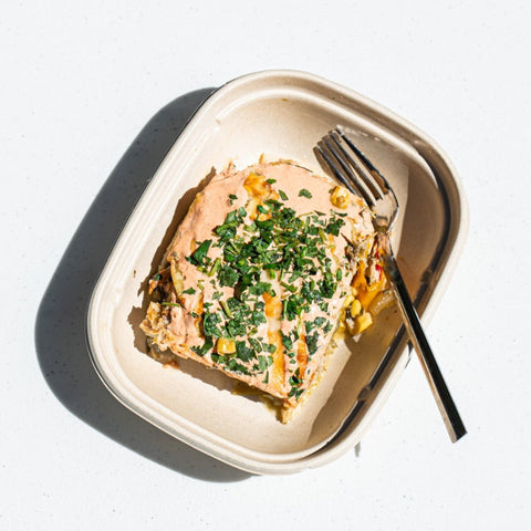 enchiladas roja - Clean Slate Food Co.