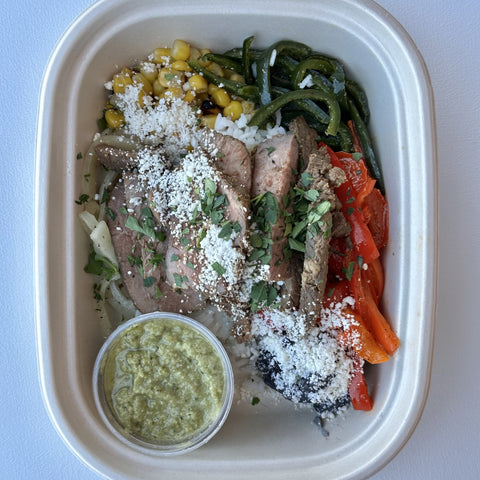 Steak Fajita Bowl - Clean Slate Food Co.