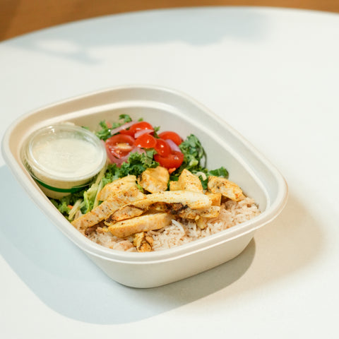 tandoori chicken bowl - Clean Slate Food Co.